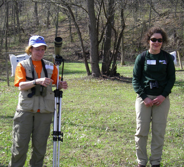 Birdwatching instructor and WO member Janice